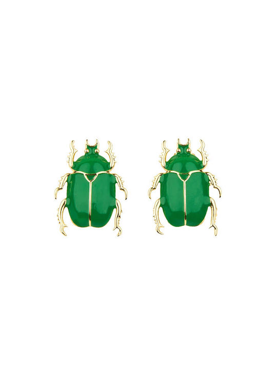 Coucou Suzette Earrings Hoops made of Steel Gold Plated