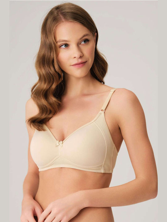 Beige Σουτιέν mit leichter Polsterung mit Bügel