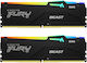 Kingston Fury Beast RGB 16GB DDR5 RAM mit 2 Modulen (2x8GB) und Geschwindigkeit 6000 für Schreibtisch