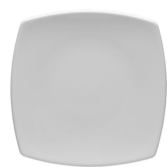 Lubiana Cancun Servierplatte Quadratisch aus Porzellan Weiß 30x30cm 1Stück