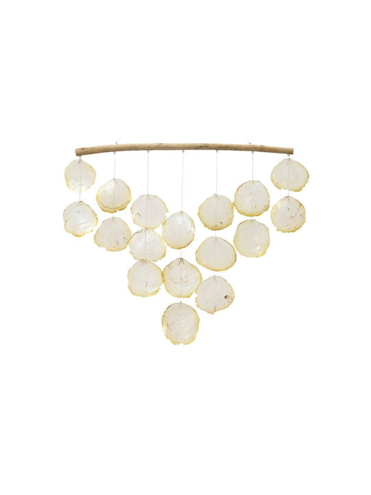 Kaemingk Hanging Decorative made of Shells 56x2x51cm 1pcs