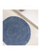 Melinen Bath Mat Cotton Round 20003568 Denim Width 60cm