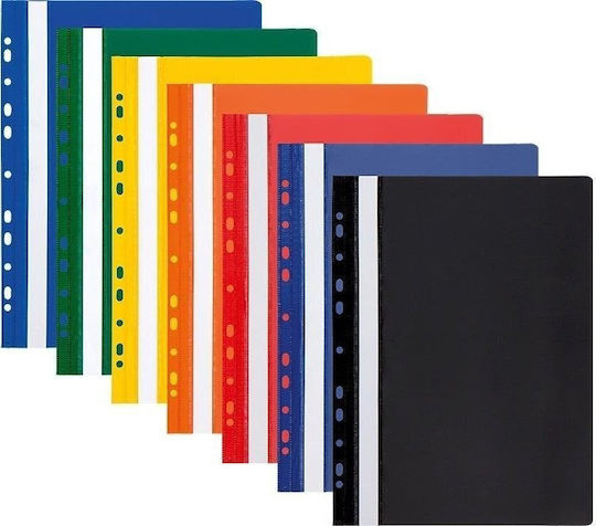 Panta Plast Folder Transparent for Paper A4 Multicolour 10pcs