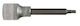 Jonnesway Long Walnut Pneumatic with Allen Head and Socket 1/2'' H14x100mm