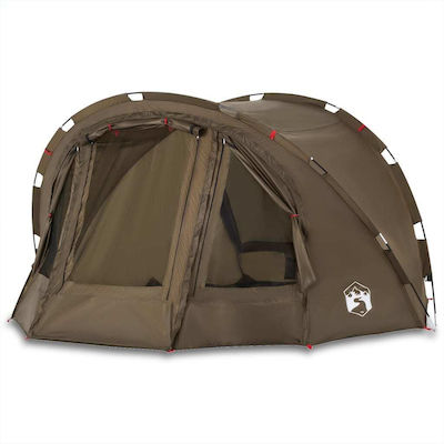 vidaXL Cort Camping Verde pentru 4 Persoane 298x236x152cm