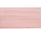 Autoline Car Decorative Grill 122cm x 22cm Red Color
