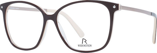 Rodenstock Γυναικείος Κοκκάλινος Σκελετός Γυαλιών Πεταλούδα Μαύρος R5344 B