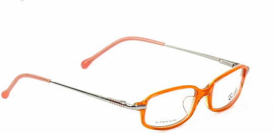 Ray Ban Ανδρικός Σκελετός Γυαλιών Πορτοκαλί RB1505 3514