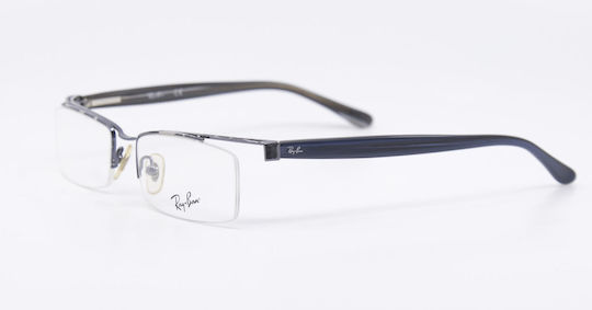 Ray Ban Ανδρικός Μεταλλικός Σκελετός Γυαλιών Ασημί RB6115 2507