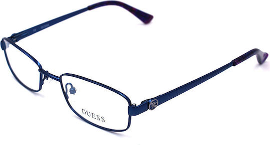 Guess Kindlich Metallisch Brillenrahmen Blau GU2524 091