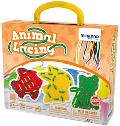 Animal Lacing Game Miniland Animal Lacing Game Miniland