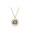 Swarovski Symbol Necklace Eye Gold Plated