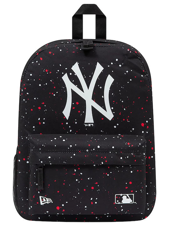 New York Yankees School Bag Backpack Junior High-High School Black with Water Bottle Holder 17Liters
