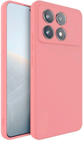 Soft Umschlag Rückseite Silikon Rosa (Poco X6 Pro)