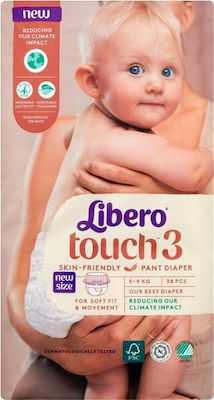 Libero Tape Diapers No. 3 for 5-9 kg 38pcs