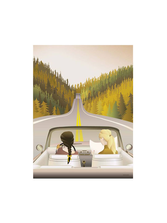ViSSEVASSE Αφίσα Road Trip 30x40cm