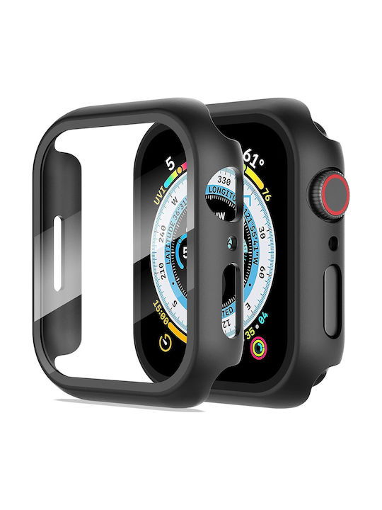 Diruite Πλαστική Θήκη με Τζαμάκι σε Μαύρο χρώμα για το Apple Watch 40mm