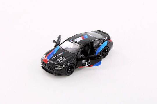 Kinsmart 1:38 Metal Racing Bmw M8 Competition Coupe Livery Edition Black Opening Doors Kt5425ra