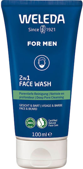 Weleda Gel Demachiant Facial Pentru Bărbați Pentru Controlul Sebumului & Împotriva Imperfecțiunilor 100ml