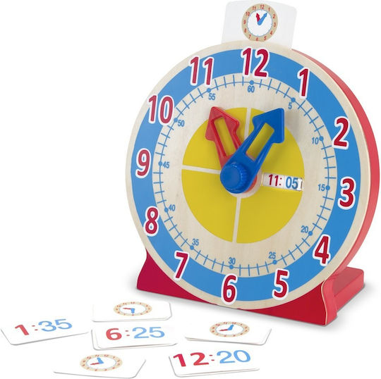 Melissa & Doug Lernspiel zur Zeiterkennung aus Holz