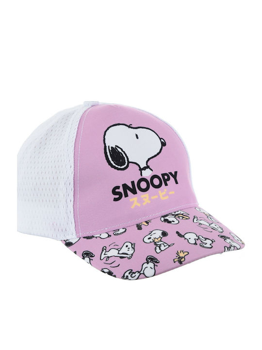 Superheroes Kids' Hat Jockey Fabric Snoopy White