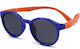Techsuit Στρογγυλά Παιδικά Γυαλιά Ηλίου με Polarized Φακό Μπλε για 3-12 Ετών