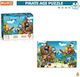 Puzzle pentru Copii Epoca Piraților pentru 3+ ani+ Ani 48buc