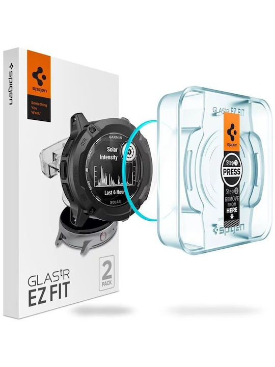 Spigen Tempered Glass for the Garmin Instinct 2X Solar AGL07593