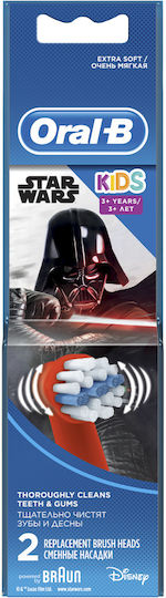 Oral-B Replacement Heads for Electric Toothbrush Stages Power 2 Pieces for 3+ Years