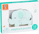 Holz Kinder Steckpuzzle Elephant 4pcs Orange Tree Toys