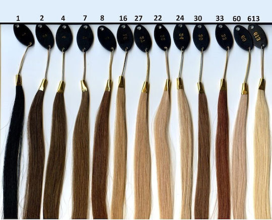 Hairpieces with Clip with Natural Hair 3pcs