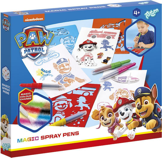 Kreatives Zeichenset Schablonen Spraymarker Paw Patrol Paw Patrol