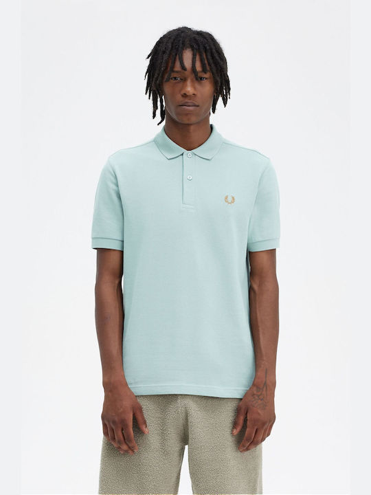 Fred Perry Shirt Men's Blouse Polo Silver Blue ...