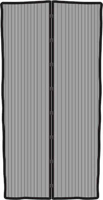 ProPlus Αυτοκόλλητη Σίτα Πόρτας Μαγνητική Μαύρη 100x210cm 770522