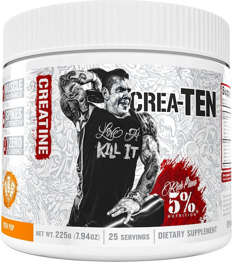 Rich Piana 5% Nutrition Crea-ten 10 Κρεατίνη Push Pop 225gr