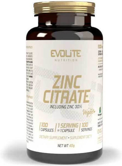 Evolite Zinc 100 caps Vegan