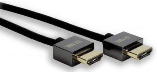 Кабел HDMI Мъжки - HDMI Мъжки 1.5м Черен