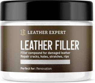 Leather Filler White Leather Putty 25 Ml Leather Expert Le-10-fw25