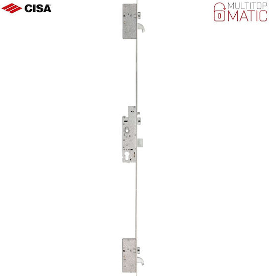 Cisa Multitop Χωνευτή Κλειδαριά με Κέντρο 35mm