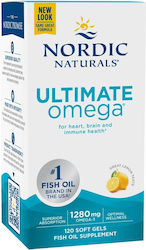 Nordic Naturals Ultimate Omega 1280mg 120 μαλακές κάψουλες Nordic Naturals Ultimate Omega 1280mg 120 μαλακές κάψουλες