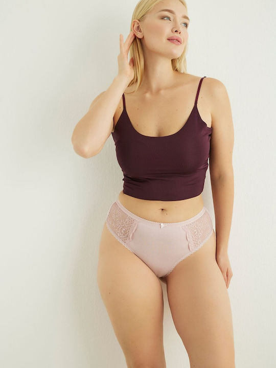 Sexen Damen Zeichenfolge mit Spitze Powder