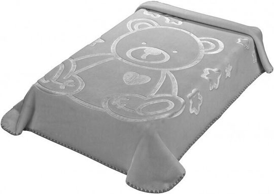 Spanish Cot Embossed Blanket Mora Kids Colour 110x140cm