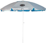 Campo ASCOT 240 Klappbar Strandsonnenschirm Sky Blue