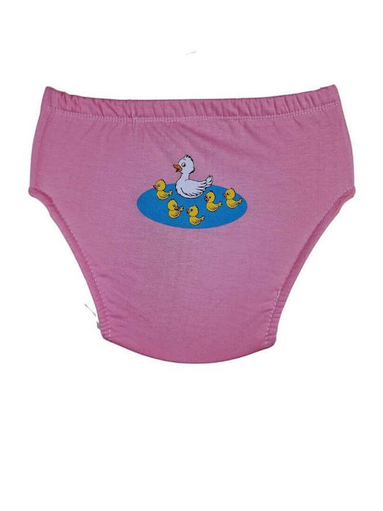 Poopes Kids' Brief Pink