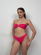 Bikini Set Top & Slip Bottom Fuchsia