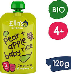 Ella's Kitchen Babykost-Glas Pear & Apple Glutenfrei für 4m+ 120gr