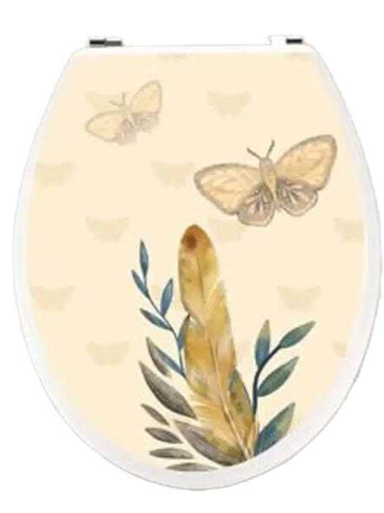 Bathlux Plastic Toilet Seat Multicolour 44cm