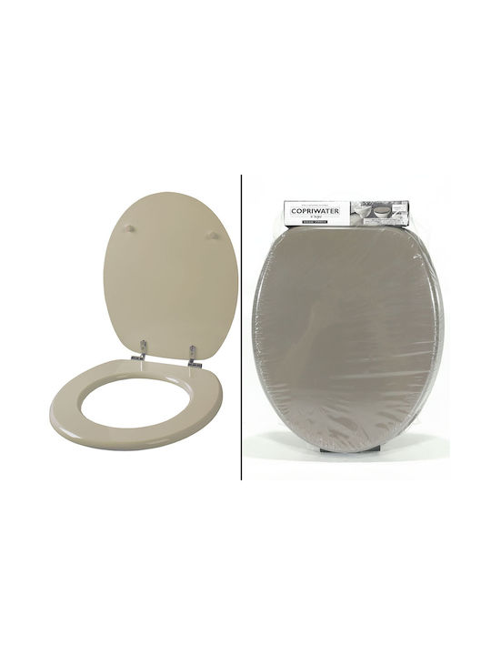 ArteLibre Toilettenbrille Kunststoff 37x43.4cm Braun