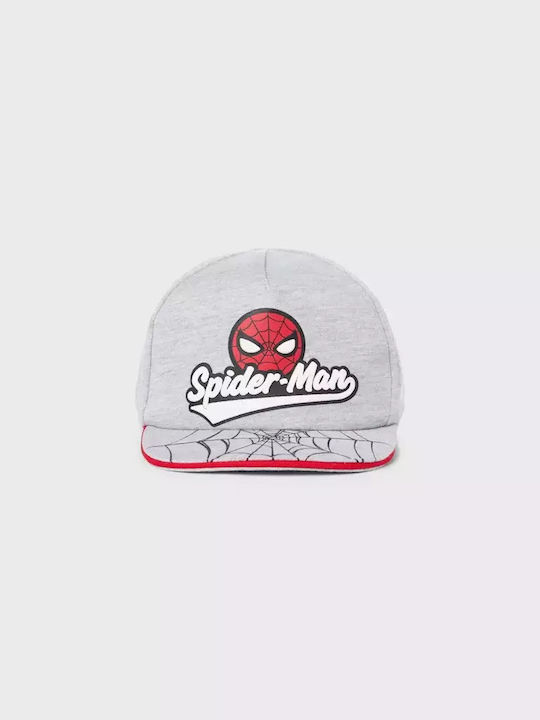 Name It Παιδικό Καπέλο Υφασμάτινο Spiderman Γκρι