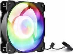 1stCOOL F12 RGB ST Case Fan 120mm with RGB Lighting and 3-Pin Connection